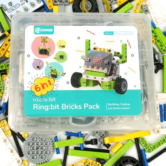 micro:bit Ring:bit Bricks Pack (6 prosjekter)
