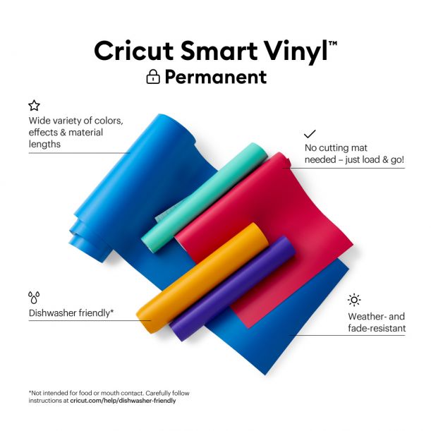 Cricut Smart Vinyl Permanent 33x91cm 10-pack