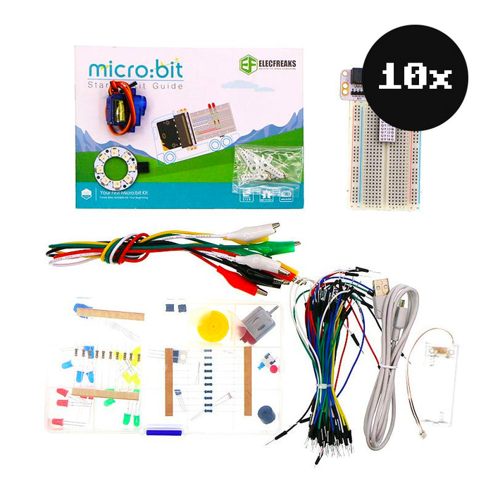 ElecFreaks micro:bit Starter Kit Club Bundle (10 stk uten micro:bit)