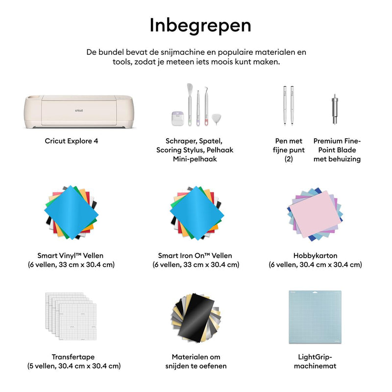 Cricut Explore 4 Essentials bundle kuttemaskin