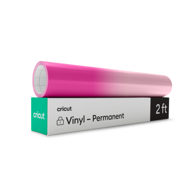 Cricut fargeskiftende vinyl, permanent 30x60 cm (magenta til lysrosa)