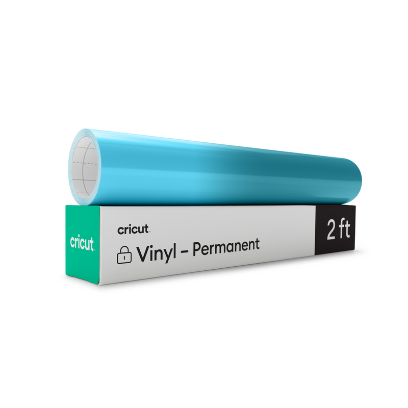 Cricut Color Change Vinyl, kald-aktivert permanent 30x60 cm (blå-turkis)