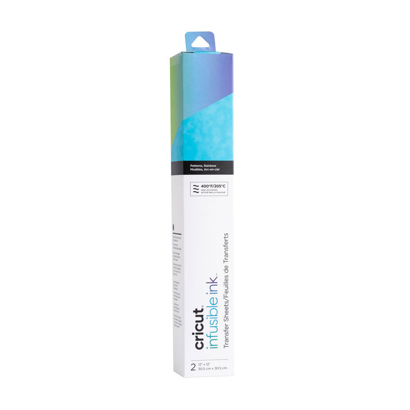 Cricut Infusible Ink overføringsark, 2-pack, regnbue