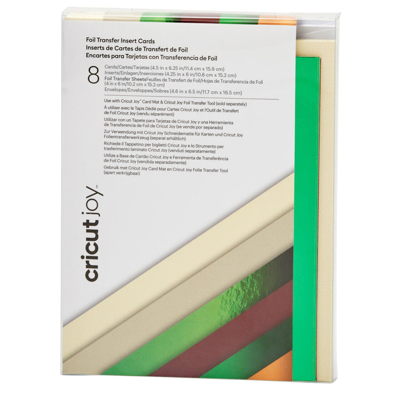 Cricut Joy Foil Transfer Insert Cards, Cameron A6 (11,4 x 15,9 cm), 8-pack