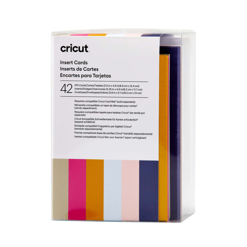 Cricut Insert Cards Sensei R10 (8,9 x 12,4 cm), 42-pack