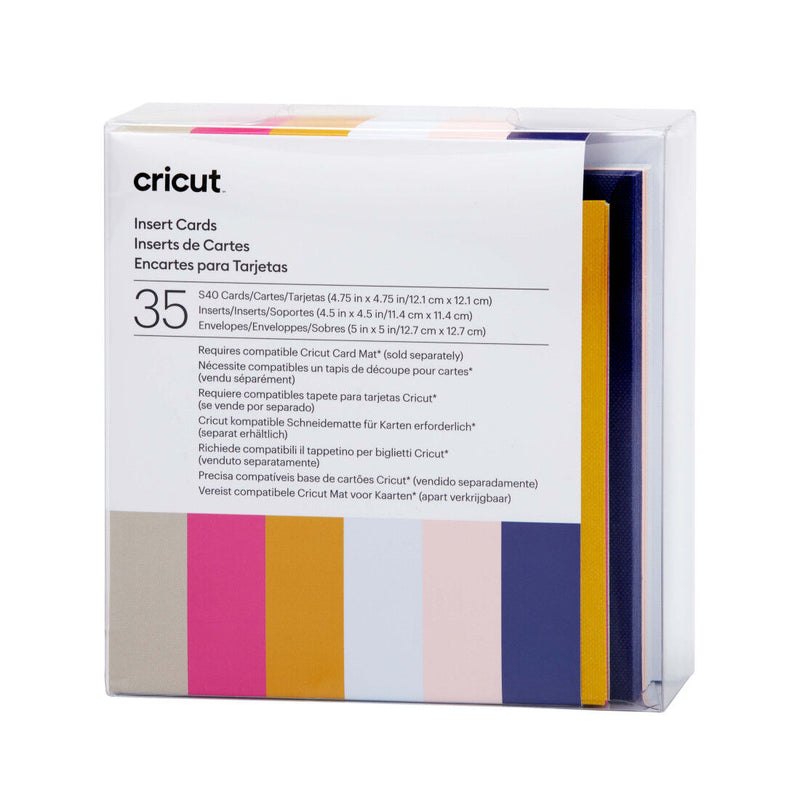 Cricut Insert Cards Sensei S40, 12x12 cm (35-pack)