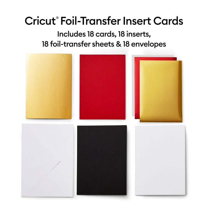 Cricut Foil Transfer Insert Cards, Royal Flush - R10 (18-pakning)