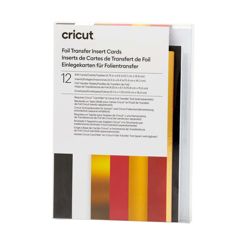 Cricut Insert Cards Foil Royal Flush R40, 12,1 x 16,8 cm (12-pakk)