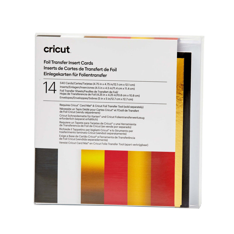 Cricut Foil Transfer Insert Cards, Royal Flush S40 (14 stk)