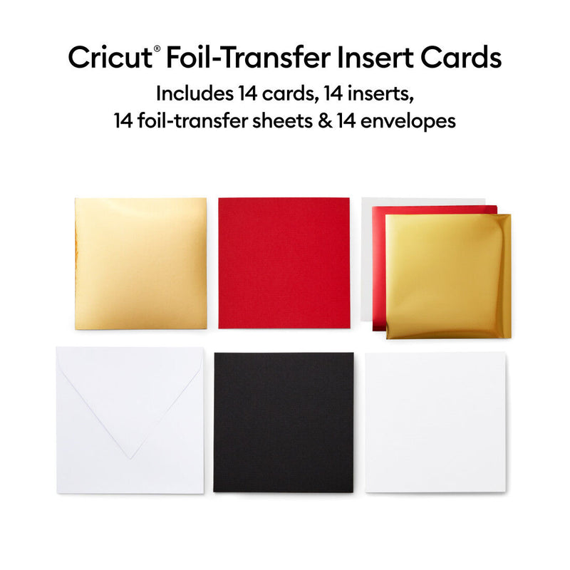 Cricut Foil Transfer Insert Cards, Royal Flush S40 (14 stk)