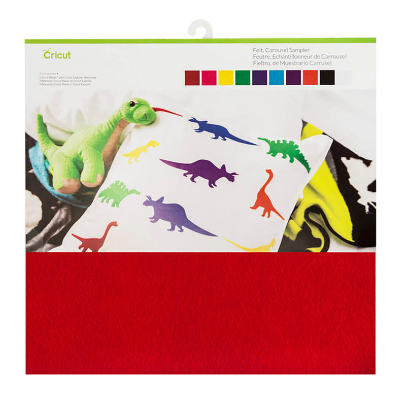 Cricut Felt Sampler, Carousel, 30,5x30,5 cm (10 stk)