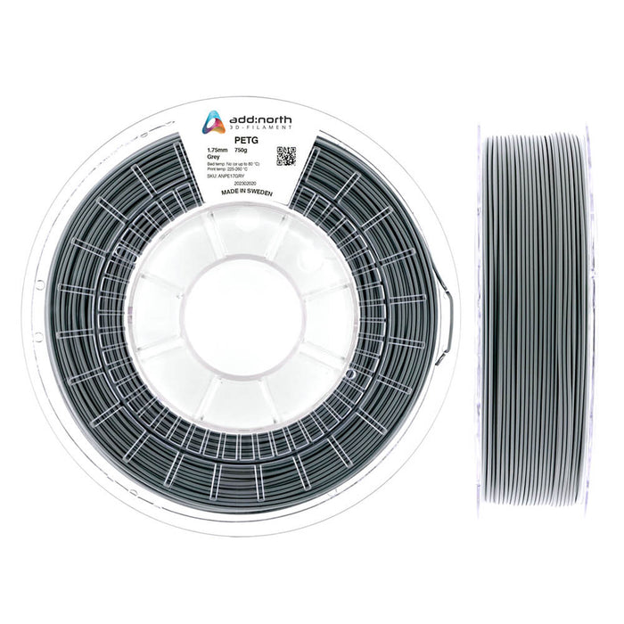 Add:North 1.75mm PETG 750g (Grå) 3D Printing Filament