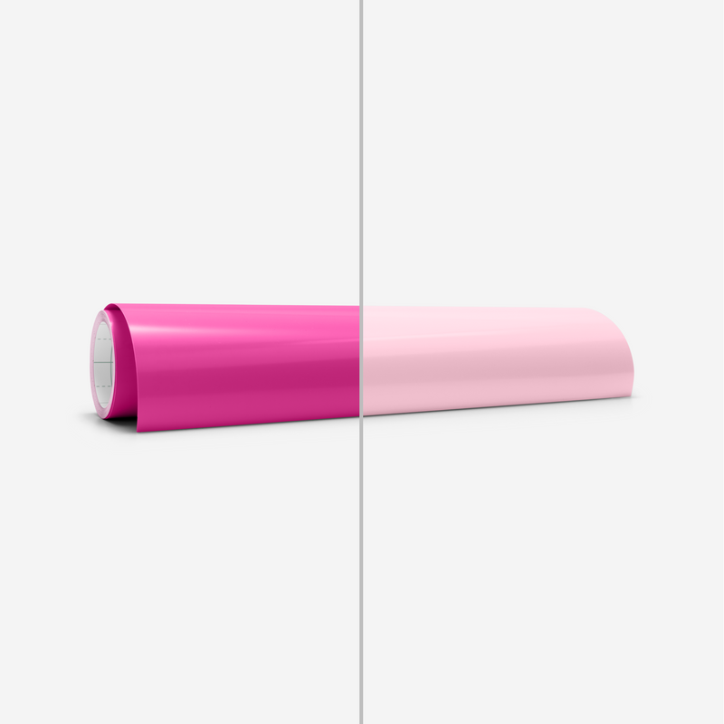 Cricut fargeskiftende vinyl, permanent 30x60 cm (magenta til lysrosa)