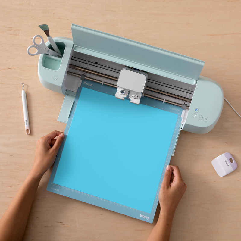 Cricut Color Change Vinyl, kald-aktivert permanent 30x60 cm (blå-turkis)