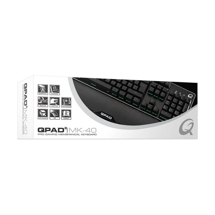 Qpad Gaming-Tastatur MK40 Nordic