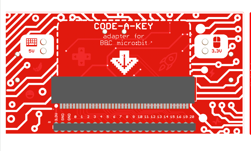 Code-A-Key Backpack for micro:bit
