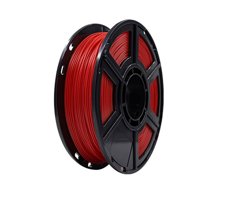 FlashForge 1.75 mm PLA Silke 3D Printing Filament 500g Rød
