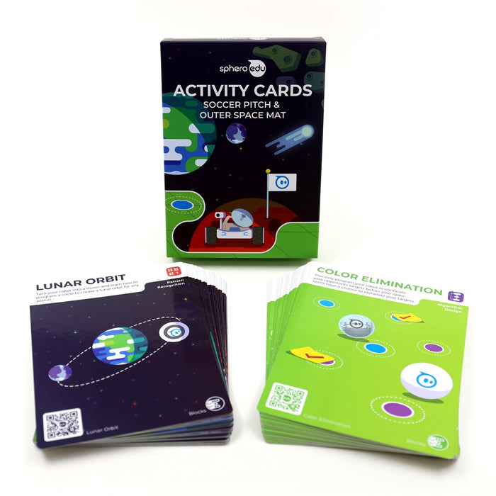 Sphero Code Mat Space/Soccer Activity Cards