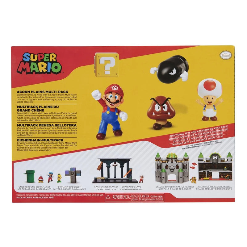 Super Mario Acorn Plains (2.5 Inch Diorama Set)