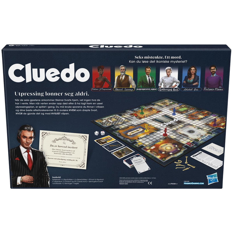 Cluedo brettspill (Norsk utgave)