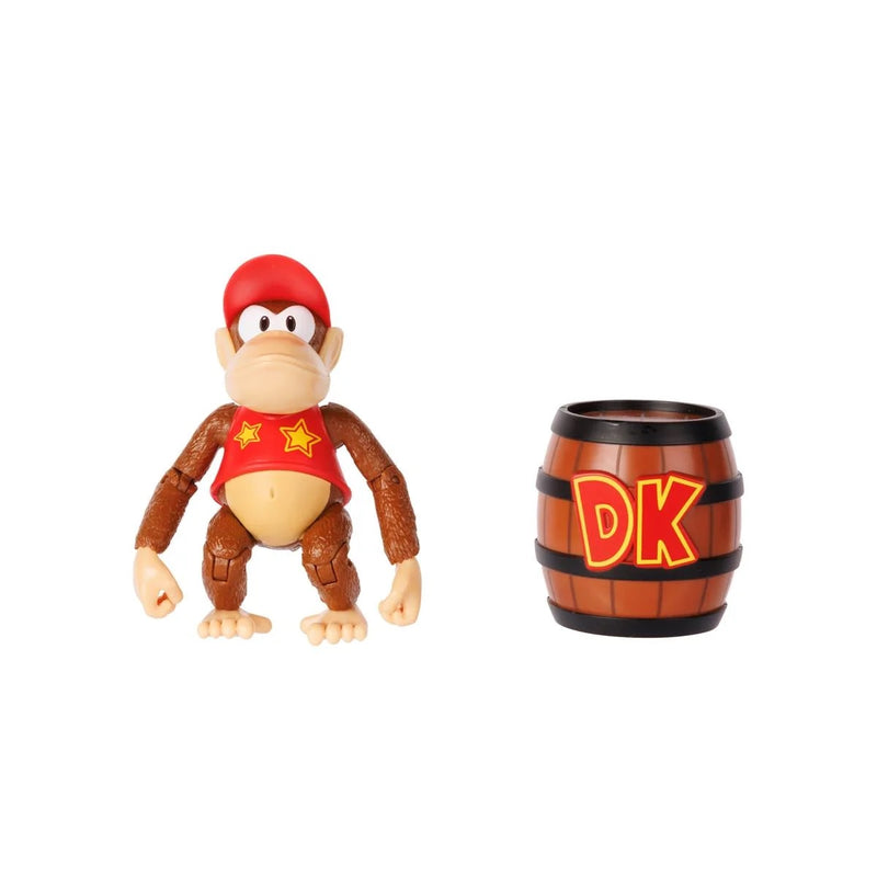 Diddy Kong with DK Barrel (4 Inch Figure)