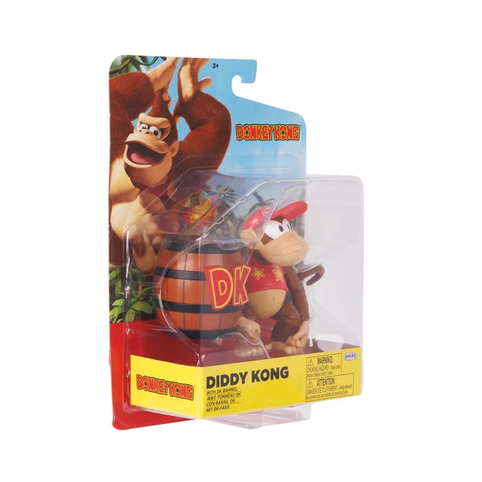 Diddy Kong with DK Barrel (4 Inch Figure)