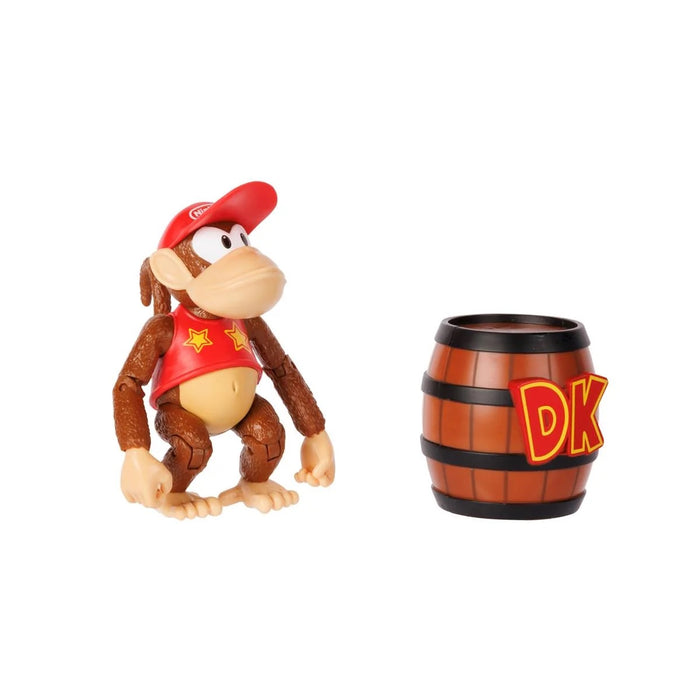 Diddy Kong with DK Barrel (4 Inch Figure)