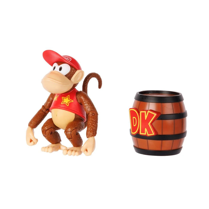 Diddy Kong with DK Barrel (4 Inch Figure)