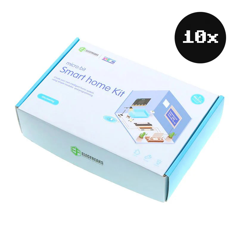 ElecFreaks micro:bit Smart Home Kit Club Bundle (5 prosjekter) (10 stk med micro:bit)