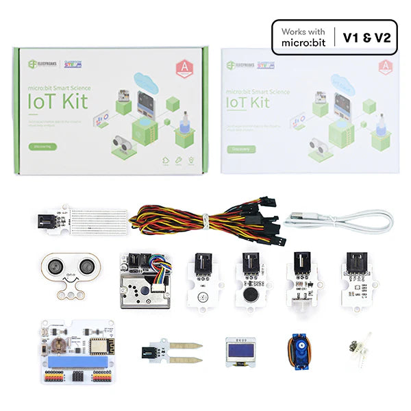 ElecFreaks micro:bit Smart Science IoT Kit Club Bundle (5 prosjekter) (10 stk uten micro:bit)