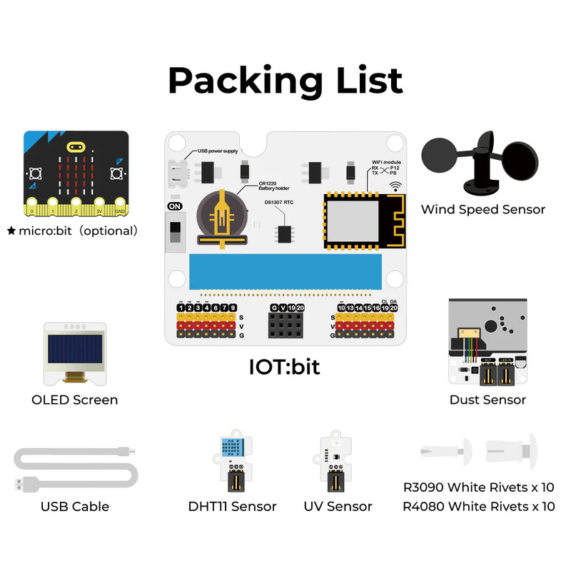 micro:bit Smart Climate Kit (5 prosjekter)