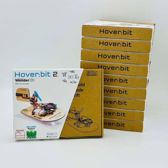 Hover:bit 2.0 - Luftputefartøy til micro:bit (10 stk)