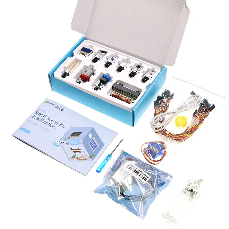 ElecFreaks micro:bit Smart Home Kit Club Bundle (5 prosjekter) (10 stk med micro:bit)