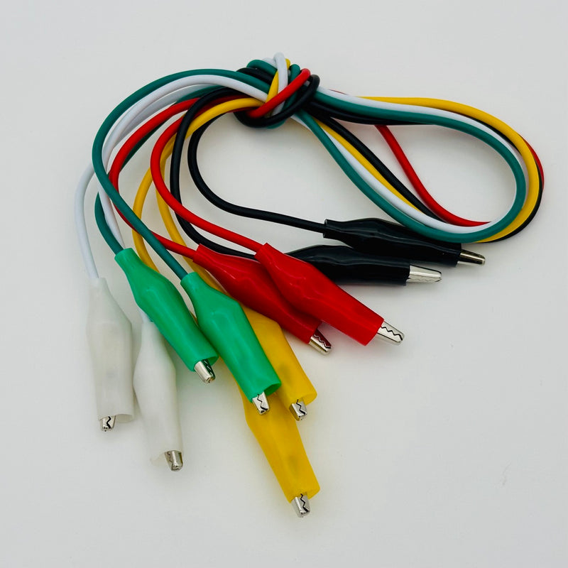 Krokodilleklemmer til micro:bit (5 stk, 50cm)