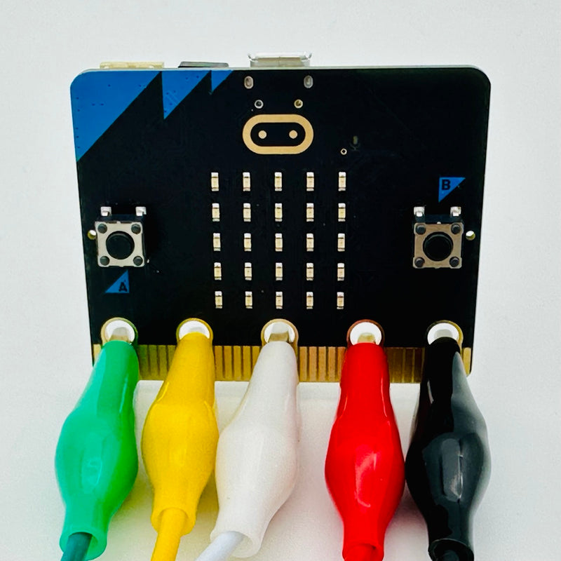 Krokodilleklemmer til micro:bit (5 stk, 50cm)
