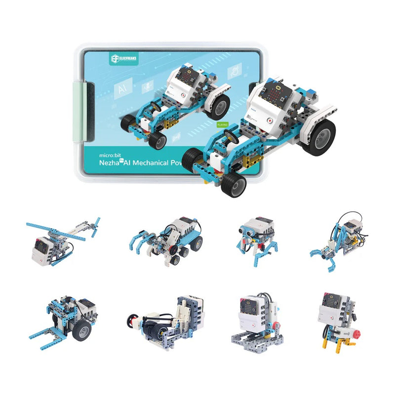 micro:bit Nezha Pro AI Mechanical Power Kit