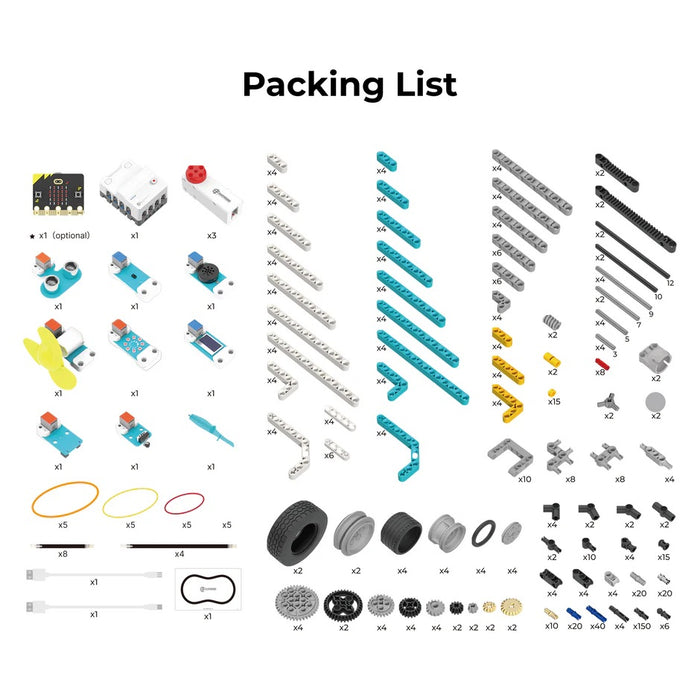 micro:bit Nezha Pro AI Mechanical Power Kit