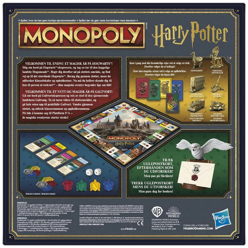 Monopoly Harry Potter (Norsk utgave)
