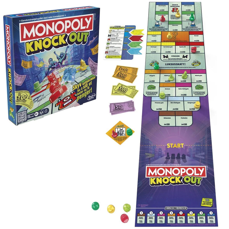Monopoly Knockout (Norsk utgave)