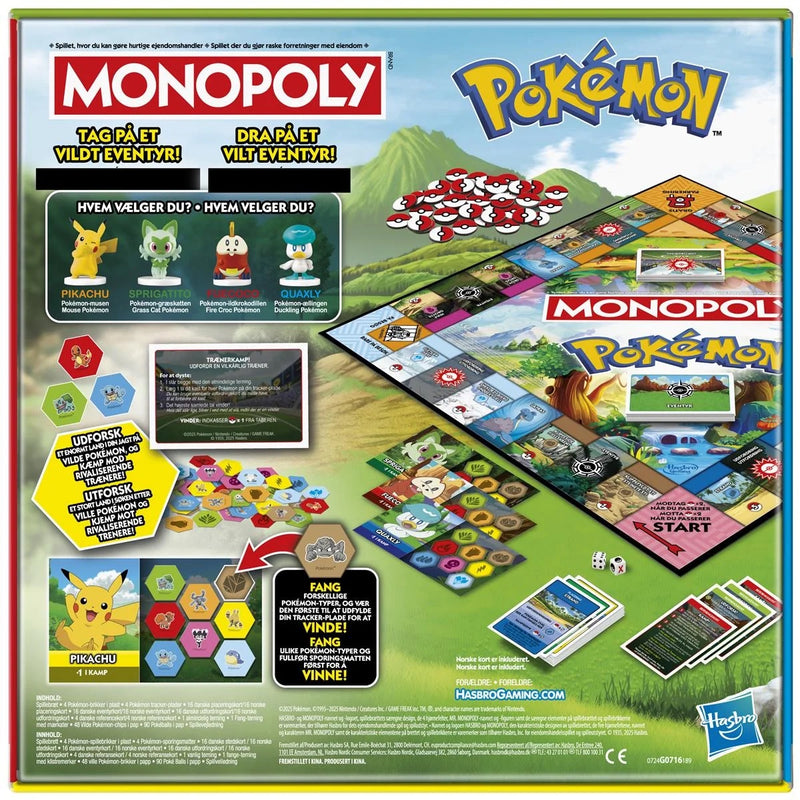 Monopoly Pokemon (Norsk utgave)