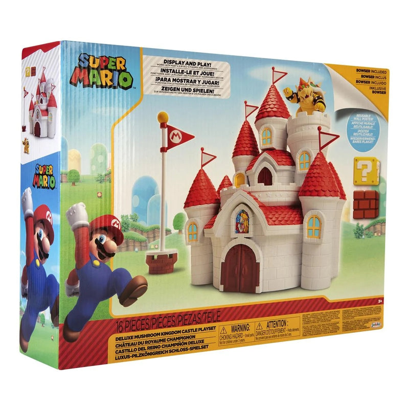 Super Mario Mushroom Kingdom Castle (2.5 Inch Deluxe Playset)