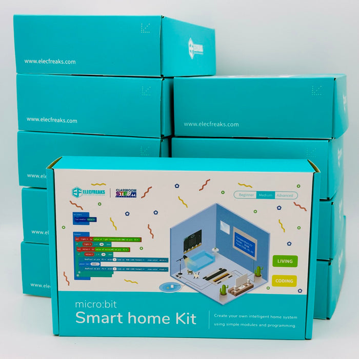 micro:bit Smart Home Kit Club Bundle (5 prosjekter) (10 stk uten micro:bit)