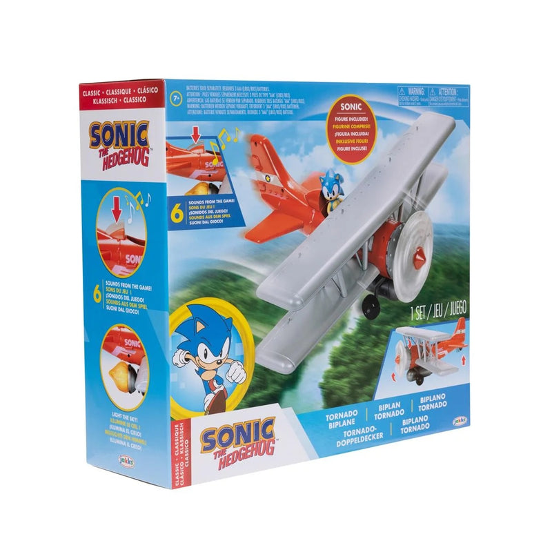 Sonic the Hedgehog Tornado Biplane (2.5 Inch Playset)