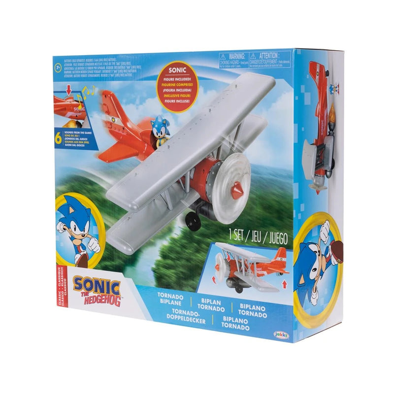 Sonic the Hedgehog Tornado Biplane (2.5 Inch Playset)