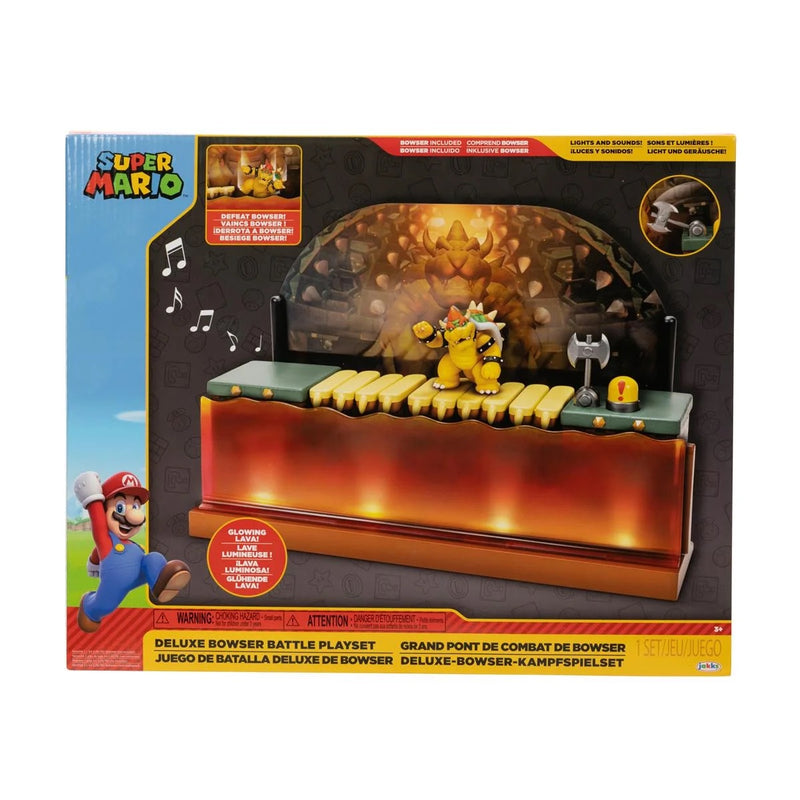 Super Mario Bowser Battle (2.5 Inch Deluxe Playset)