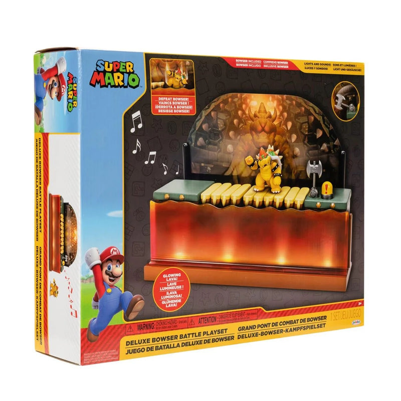 Super Mario Bowser Battle (2.5 Inch Deluxe Playset)