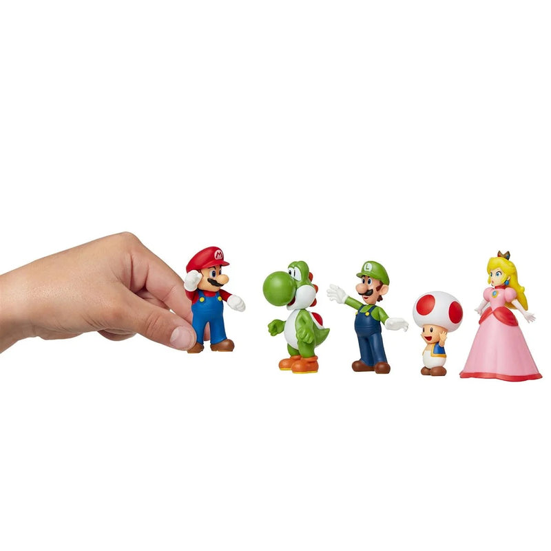 Super Mario Figurer 5 Pack, Mario & Friends