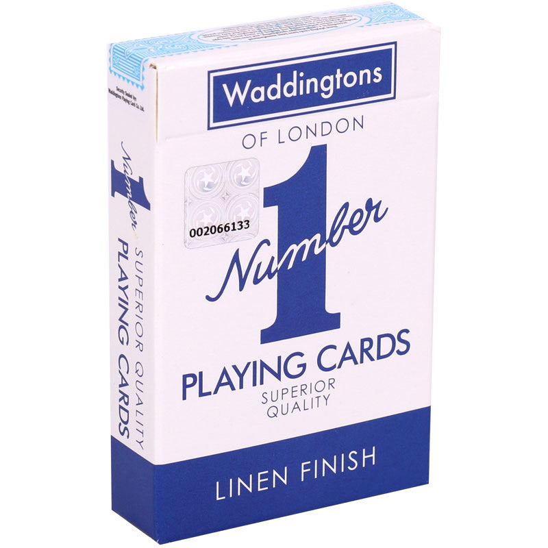 Waddingtons Number 1 kortstokk (Original Classic) - Blå