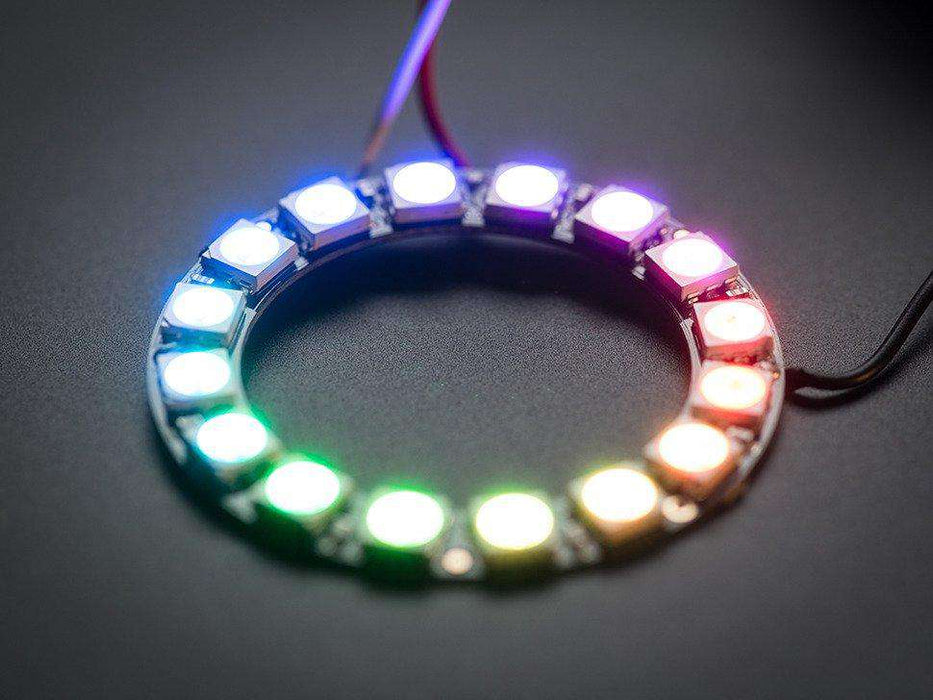 Adafruit NeoPixel Ring - 16 x 5050 RGB LED with Integrated Drivers