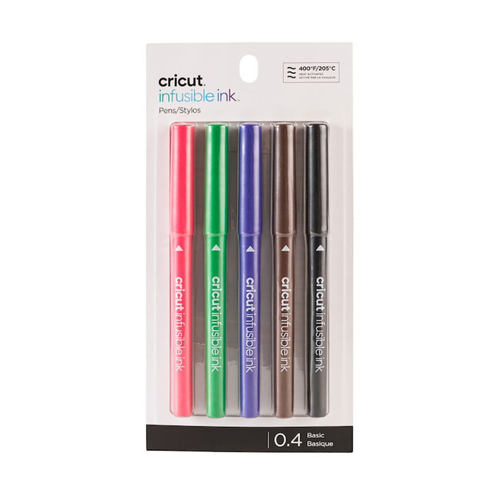 Cricut Explore/Maker Infusible Ink Fine Point Pen Set 5-pack (Basics)